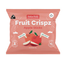 Load image into Gallery viewer, NaturKidz Fruit Crispz Apple Sticks 14 packs x 10g