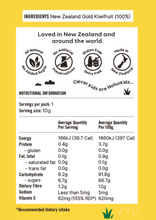 Load image into Gallery viewer, NaturKidz Gluten-free Fruit Crispz Gold Kiwi Slices 10g