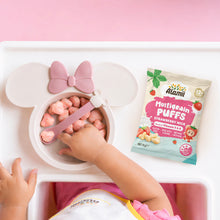 Load image into Gallery viewer, Alamii Gluten-free Multigrain Puffs Strawberry Milk 12g