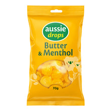 Load image into Gallery viewer, Aussie Drops Butter & Menthol 70g