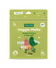Load image into Gallery viewer, VB NaturKidz Veggie Meltz Sweet Potato & Spinach 8 packs x 10g