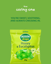 Load image into Gallery viewer, Aussie Drops Honey &amp; Eucalyptus Multipack 6-pack 150g
