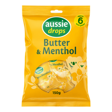 Load image into Gallery viewer, Aussie Drops Butter &amp; Menthol Multipack 6-pack 150g

