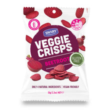Load image into Gallery viewer, Shary Veggie Crisps Beetroot 12 packs x 35g

