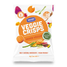Load image into Gallery viewer, Shary Veggie Crisps Mixed Veggie 12 packs x 45g
