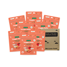 Load image into Gallery viewer, VB NaturKidz Veggie Meltz Sweet Potato &amp; Tomato 8 packs x 10g
