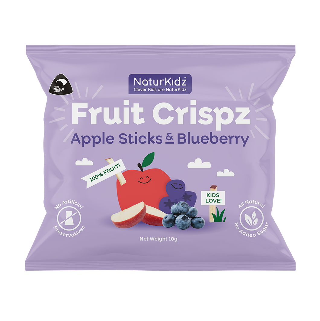 NaturKidz Fruit Crispz Apple Sticks & Blueberry 10g