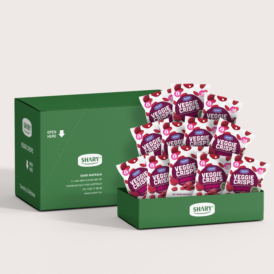 Shary Veggie Crisps Beetroot 12 packs x 35g