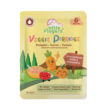 Load image into Gallery viewer, Little Fingers Veggie Porridge Pumpkin, Carrot &amp; Tomato 10g
