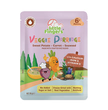 Load image into Gallery viewer, Little Fingers Veggie Porridge Sweet Potato, Carrot &amp; Seaweed 10g
