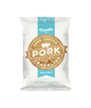 Load image into Gallery viewer, *Crackle &amp; Co Pork Crackling Sea Salt 30g Snack pack
